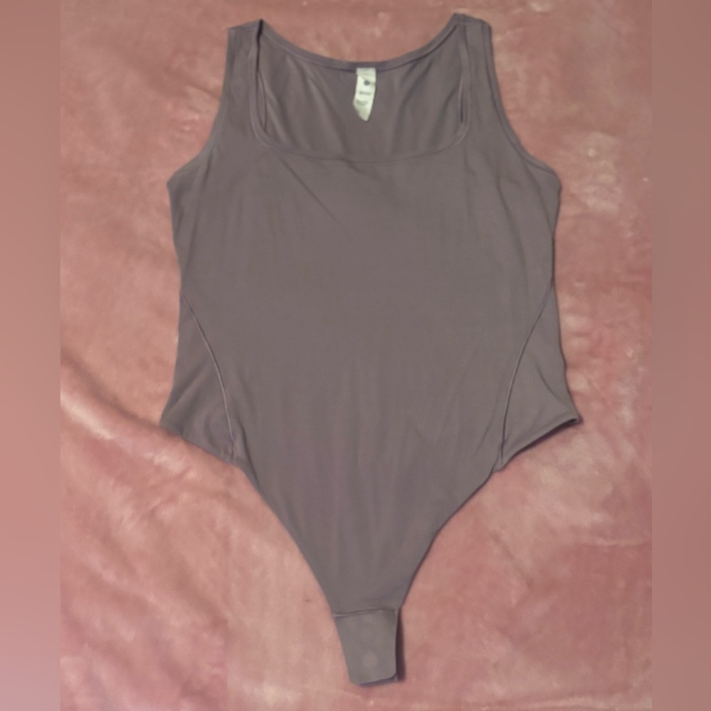 Lululemon Lavender Wundermost Ultra-Soft Nulu Bodysuit Size Large